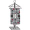 Red & Gray Polka Dots Finger Tip Towel (Personalized)
