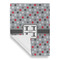 Red & Gray Polka Dots Garden Flags - Large - Single Sided - FRONT FOLDED