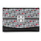 Red & Gray Polka Dots Genuine Leather Womens Wallet - Front/Main