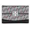 Red & Gray Polka Dots Genuine Leather Women's Wallet - Small (Personalized)