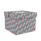 Red & Gray Polka Dots Gift Boxes with Lid - Canvas Wrapped - Medium - Front/Main