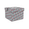 Red & Gray Polka Dots Gift Boxes with Lid - Canvas Wrapped - Small - Front/Main