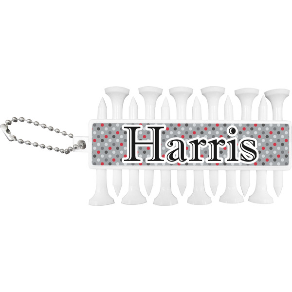 Red & Gray Polka Dots Golf Buddy