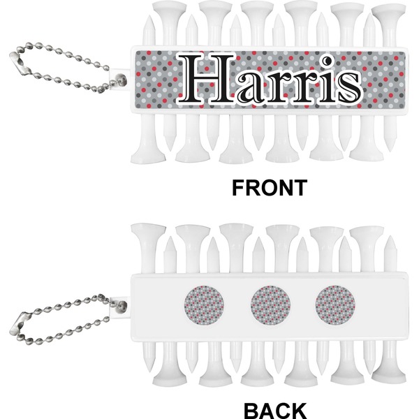 Red & Gray Polka Dots Golf Buddy (Approval)