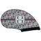 Red & Gray Polka Dots Golf Club Covers - BACK