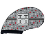 Red & Gray Polka Dots Golf Club Cover (Personalized)