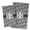 Red & Gray Polka Dots Golf Towel - PARENT (small and large)