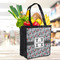 Red & Gray Polka Dots Grocery Bag - LIFESTYLE