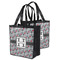 Red & Gray Polka Dots Grocery Bag - MAIN