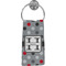 Red & Gray Polka Dots Hand Towel (Personalized)