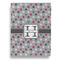 Red & Gray Polka Dots House Flags - Double Sided - BACK