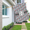 Red & Gray Polka Dots House Flags - Double Sided - LIFESTYLE