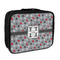 Red & Gray Polka Dots Insulated Lunch Bag (Personalized)