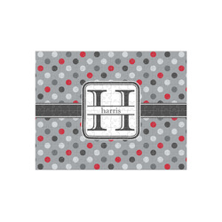 Red & Gray Polka Dots 252 pc Jigsaw Puzzle (Personalized)