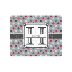 Red & Gray Polka Dots Jigsaw Puzzles (Personalized)