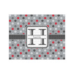 Red & Gray Polka Dots 500 pc Jigsaw Puzzle (Personalized)