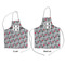 Red & Gray Polka Dots Kid's Aprons - Comparison