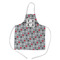 Red & Gray Polka Dots Kid's Apron - Medium (Personalized)