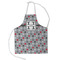 Red & Gray Polka Dots Kid's Aprons - Small Approval