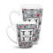 Red & Gray Polka Dots Latte Mugs Main