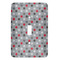 Red & Gray Polka Dots Light Switch Cover (Single Toggle)