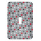Red & Gray Polka Dots Light Switch Cover