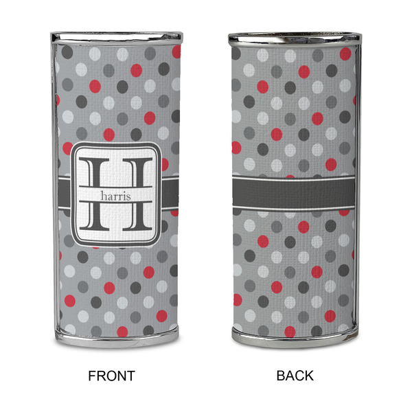 Red & Gray Polka Dots Lighter Case - APPROVAL
