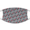 Red & Gray Polka Dots Mask2-Closeup