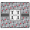 Red & Gray Polka Dots XL Gaming Mouse Pad - 18" x 16" (Personalized)