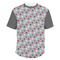 Red & Gray Polka Dots Men's Crew T-Shirt - 2X Large