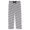 Red & Gray Polka Dots Mens Pajama Pants - XS