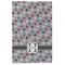 Red & Gray Polka Dots Microfiber Dish Towel - APPROVAL