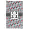 Red & Gray Polka Dots Microfiber Golf Towel (Personalized)