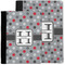Red & Gray Polka Dots Notebook Padfolio - MAIN