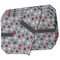 Red & Gray Polka Dots Octagon Placemat - Double Print Set of 4 (MAIN)