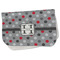 Red & Gray Polka Dots Burp Cloth - Fleece w/ Name and Initial