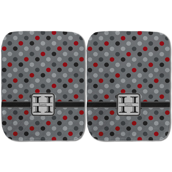 Red & Gray Polka Dots Old Burps - Approval