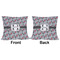 Red & Gray Polka Dots Outdoor Pillow - 16x16