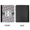 Red & Gray Polka Dots Padfolio Clipboards - Large - APPROVAL