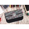 Red & Gray Polka Dots Pencil Case - Lifestyle 1