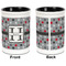 Red & Gray Polka Dots Pencil Holder - Black - approval