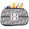Red & Gray Polka Dots Pencil / School Supplies Bags - Medium