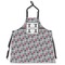 Red & Gray Polka Dots Personalized Apron