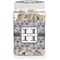 Red & Gray Polka Dots Dog Treat Jar (Personalized)