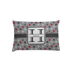 Red & Gray Polka Dots Pillow Case - Toddler (Personalized)