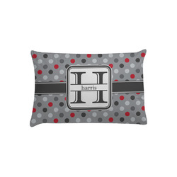 Red & Gray Polka Dots Pillow Case - Toddler (Personalized)