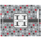 Red & Gray Polka Dots Placemat with Props