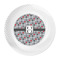Red & Gray Polka Dots Plastic Party Dinner Plates - Approval