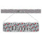 Red & Gray Polka Dots Plastic Ruler - 12" - PARENT MAIN