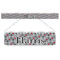 Red & Gray Polka Dots Plastic Ruler - 12" (Personalized)